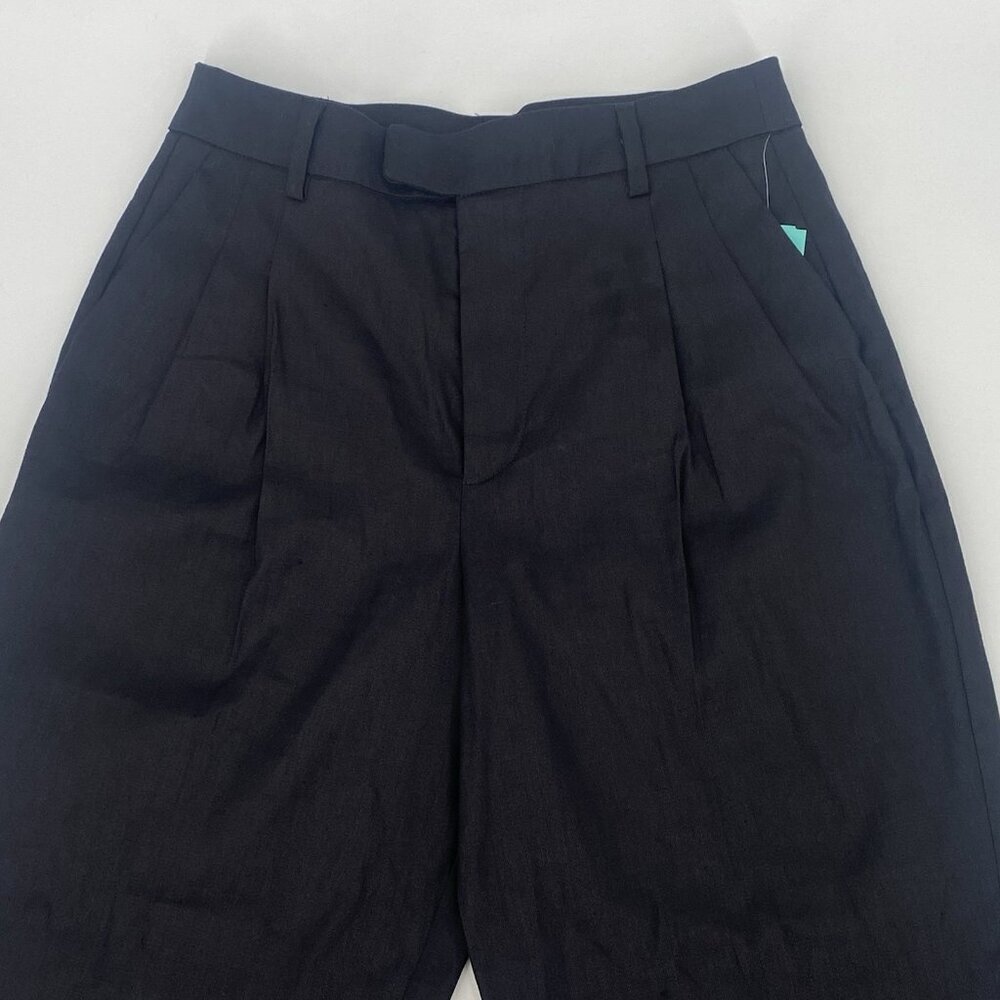 Rails Size 6 Black Marnie Linen Wide Leg Trouser Pant NWT - Picture 4 of 16